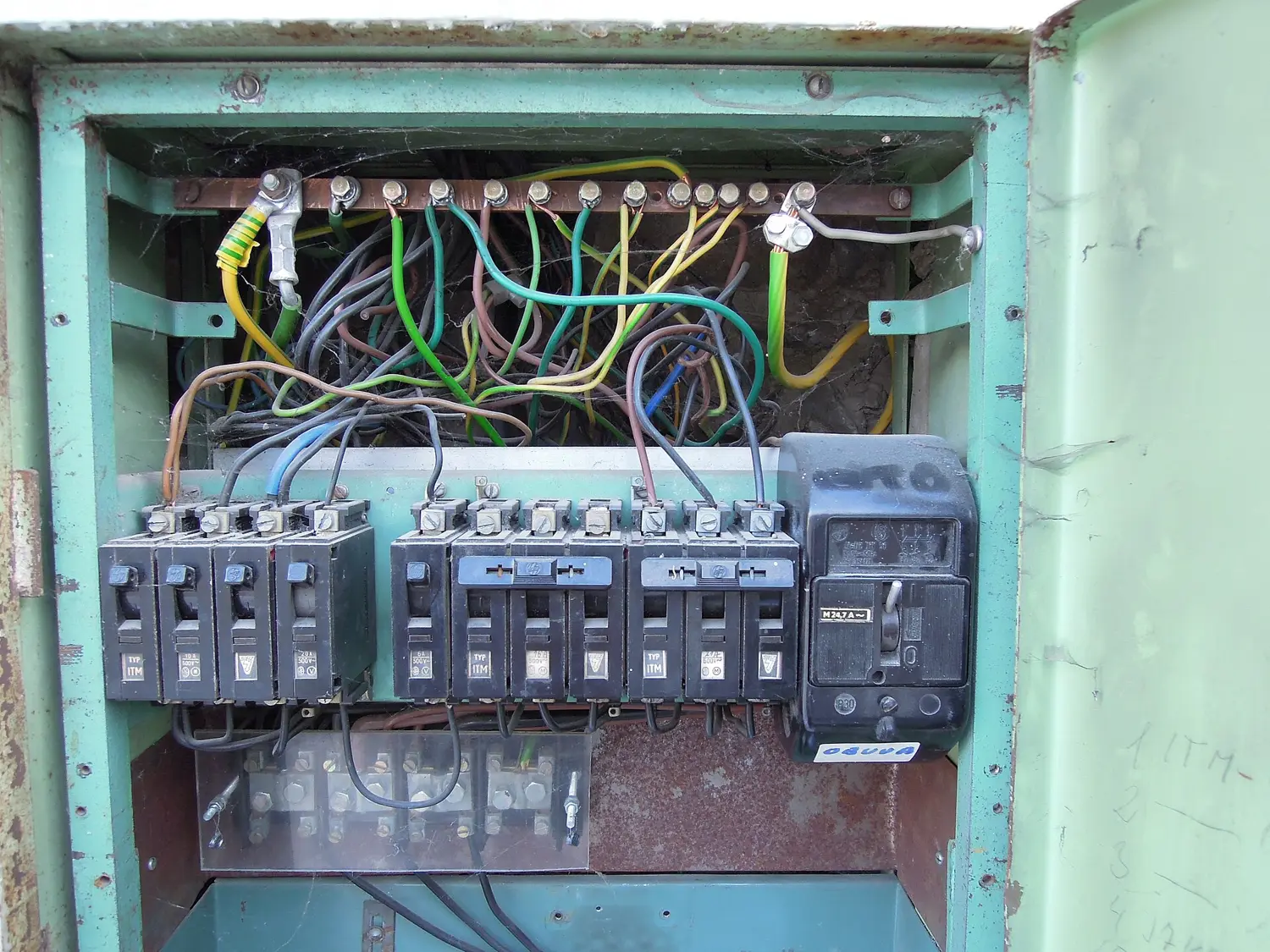 Un tableau électrique